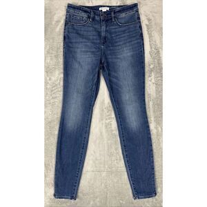 Athleta Jeans Sculptek Womens 8 Stretch Denim 31x30 Ultra‎ Skinny In True Blue